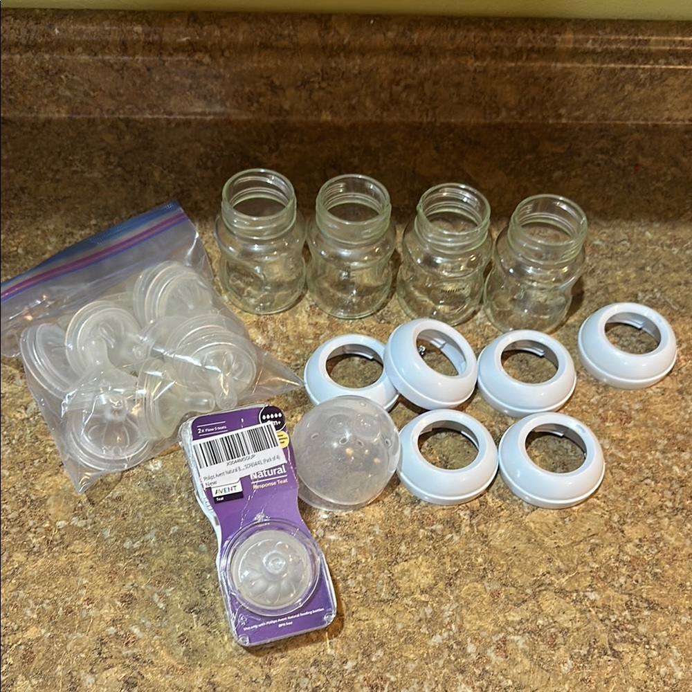 4oz Philips AVENT Glass bottles